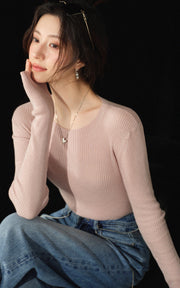 Sleepy Bunny Stardust Ribbed Knit Top