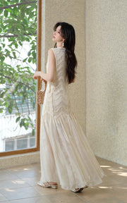 Sleepy Bunny Moonlit Ripple Maxi Dress