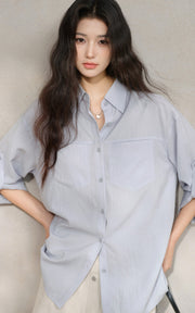 Sleepy Bunny Cloud Mist Relaxed Shirt