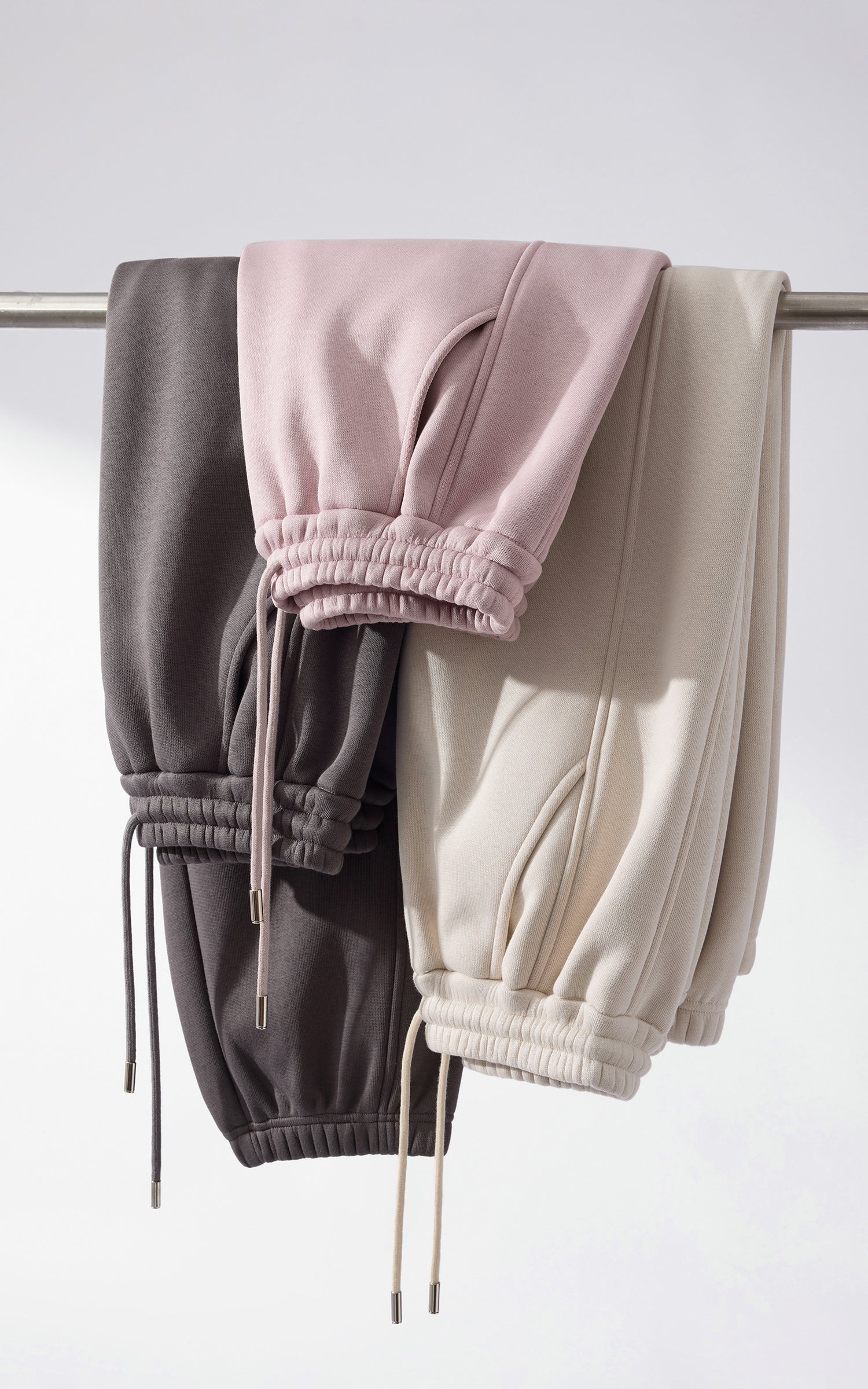 Sleepy Bunny Fleece Lined Relaxed Sweatpants Drawstring Jogger Pants